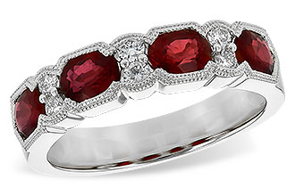 A244-66072: LDS WED RG 1.66 RUBY 1.84 TGW (5x4MM RUBY)