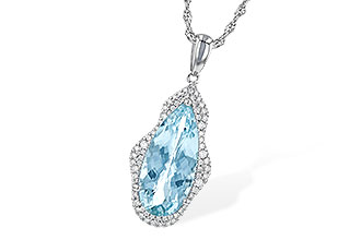 A244-69672: NECK 3.97 AQUAMARINE 4.20 TGW