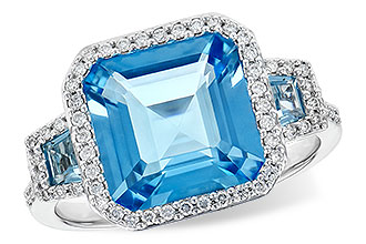 C244-71508: LDS RG 4.40 TW BLUE TOPAZ 4.60 TGW