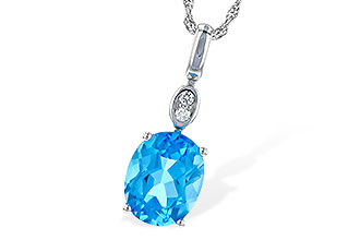 E244-71545: NECK 2.84 BLUE TOPAZ 2.87 TGW (10x8MM BT)