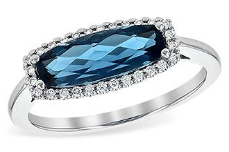 H244-68808: LDS RG 1.79 LONDON BLUE TOPAZ 1.90 TGW