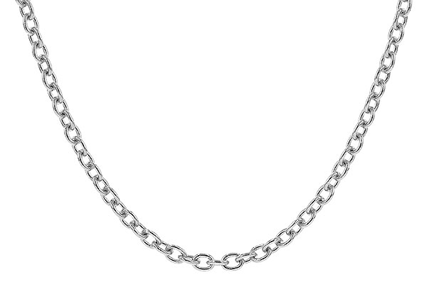 K328-34217: CABLE CHAIN (18IN, 1.3MM, 14KT, LOBSTER CLASP)